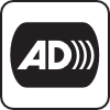 Audio Description White Clip Art
